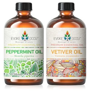EVOKE OCCU Peppermint & Vetiver Essential Oil - 4 Fl Oz