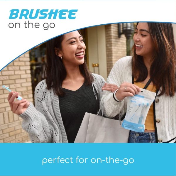 The Evolution of Oral Care Prepasted Travel Toothbrush 4-in-1 Tool (Paste + Brush + Floss + Pick) Individually Wrapped D