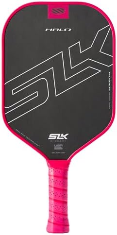 Selkirk Sport SLK Halo Raw Carbon Fiber Pickleball Paddle for Advanced Players | USA Designed | T700, 18k Ultraweave, A