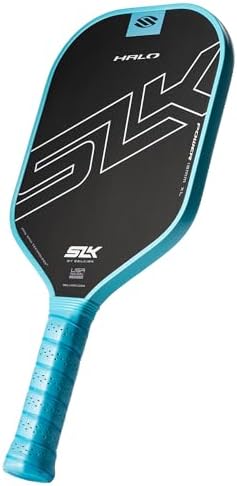 Selkirk Sport SLK Halo Raw Carbon Fiber Pickleball Paddle for Advanced Players | USA Designed | T700, 18k Ultraweave, A