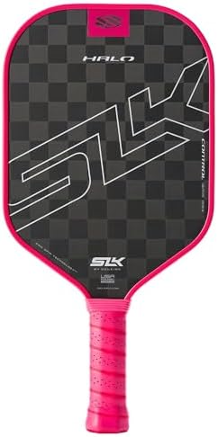 Selkirk Sport SLK Halo Raw Carbon Fiber Pickleball Paddle for Advanced Players | USA Designed | T700, 18k Ultraweave, A