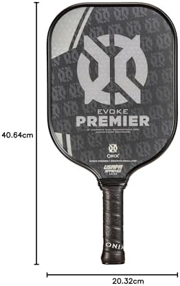 Onix Evoke Premier Professional Tournament Pickleball Paddle - Composite Face for Peak Performance | Onix Evoke Premier