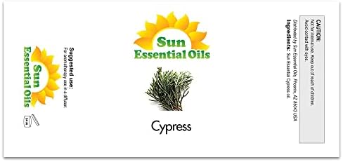 Sun Essential Oils - 4 oz Frankincense Essential Oil with Dropper for Diffuser and Aromatherapy Massage Sun Essential