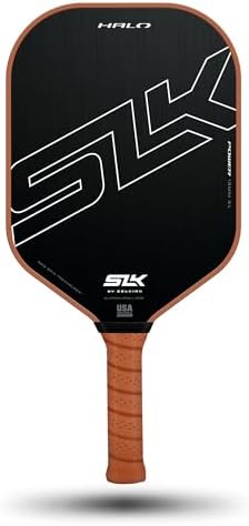 Selkirk Sport SLK Halo Raw Carbon Fiber Pickleball Paddle for Advanced Players | USA Designed | T700, 18k Ultraweave, A