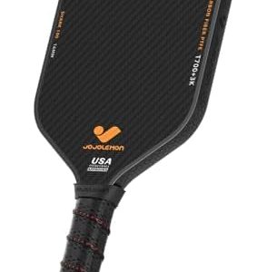 Carbon Fiber Pickleball Paddle for Ultimate Spin & Consistency The Pickleball Rackets with 16mm Shark Power Polymer Core