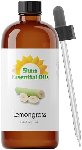 Sun Essential Oils - 4 oz Frankincense Essential Oil with Dropper for Diffuser and Aromatherapy Massage Sun Essential