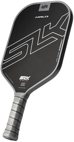 Selkirk Sport SLK Halo Raw Carbon Fiber Pickleball Paddle for Advanced Players | USA Designed | T700, 18k Ultraweave, A