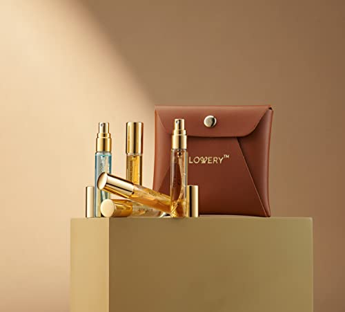 LOVERY Mini Perfumes for Women - Floral Fragrances Gift Set, Birthday Gifts for Women | LOVERY 5 Pack Women's Fragrance