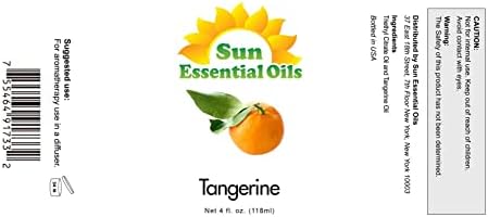 Sun Essential Oils - 4 oz Frankincense Essential Oil with Dropper for Diffuser and Aromatherapy Massage Sun Essential