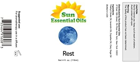 Sun Essential Oils - 4 oz Frankincense Essential Oil with Dropper for Diffuser and Aromatherapy Massage Sun Essential
