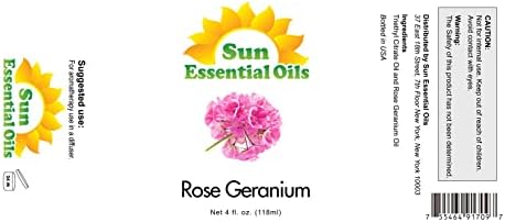 Sun Essential Oils - 4 oz Frankincense Essential Oil with Dropper for Diffuser and Aromatherapy Massage Sun Essential