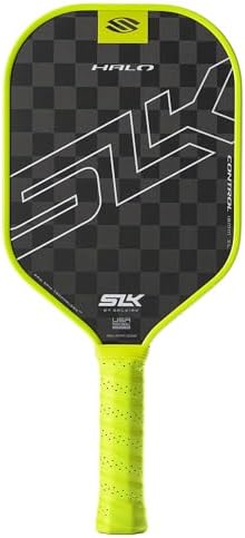 Selkirk Sport SLK Halo Raw Carbon Fiber Pickleball Paddle for Advanced Players | USA Designed | T700, 18k Ultraweave, A