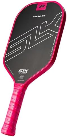 Selkirk Sport SLK Halo Raw Carbon Fiber Pickleball Paddle for Advanced Players | USA Designed | T700, 18k Ultraweave, A