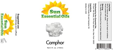 Sun Essential Oils - 4 oz Frankincense Essential Oil with Dropper for Diffuser and Aromatherapy Massage Sun Essential