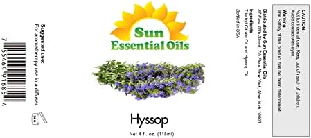 Sun Essential Oils - 4 oz Frankincense Essential Oil with Dropper for Diffuser and Aromatherapy Massage Sun Essential