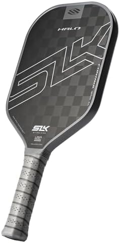 Selkirk Sport SLK Halo Raw Carbon Fiber Pickleball Paddle for Advanced Players | USA Designed | T700, 18k Ultraweave, A