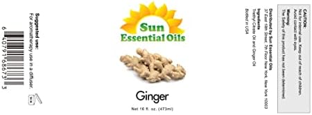 Sun Essential Oils - 4 oz Frankincense Essential Oil with Dropper for Diffuser and Aromatherapy Massage Sun Essential