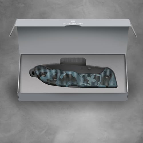 Victorinox Evoke Swiss Army Knife: Foldable Blade, Thumb Stud & Lockback Mechanism for Outdoor Enthusiasts