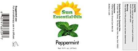 Sun Essential Oils - 4 oz Frankincense Essential Oil with Dropper for Diffuser and Aromatherapy Massage Sun Essential