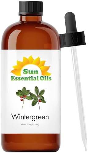 Sun Essential Oils - 4 oz Frankincense Essential Oil with Dropper for Diffuser and Aromatherapy Massage Sun Essential