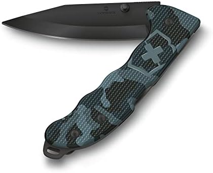 Victorinox Evoke Swiss Army Knife: Foldable Blade, Thumb Stud & Lockback Mechanism for Outdoor Enthusiasts