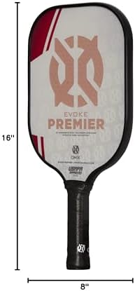 Onix Evoke Premier Professional Tournament Pickleball Paddle - Composite Face for Peak Performance | Onix Evoke Premier