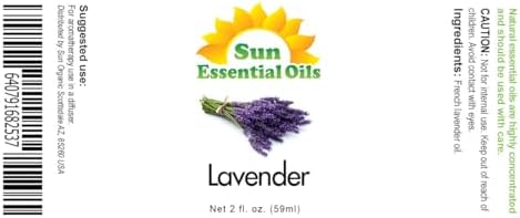 Sun Essential Oils - 4 oz Frankincense Essential Oil with Dropper for Diffuser and Aromatherapy Massage Sun Essential