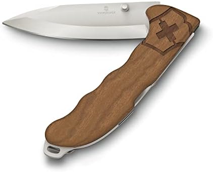 Victorinox Evoke Swiss Army Knife: Foldable Blade, Thumb Stud & Lockback Mechanism for Outdoor Enthusiasts