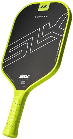 Selkirk Sport SLK Halo Raw Carbon Fiber Pickleball Paddle for Advanced Players | USA Designed | T700, 18k Ultraweave, A