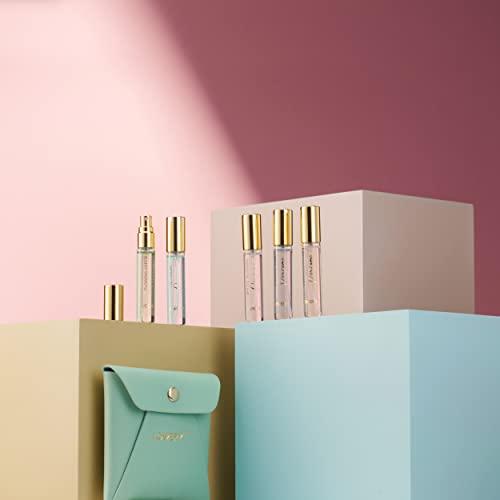 LOVERY Mini Perfumes for Women - Floral Fragrances Gift Set, Birthday Gifts for Women | LOVERY 5 Pack Women's Fragrance