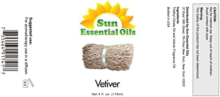 Sun Essential Oils - 4 oz Frankincense Essential Oil with Dropper for Diffuser and Aromatherapy Massage Sun Essential