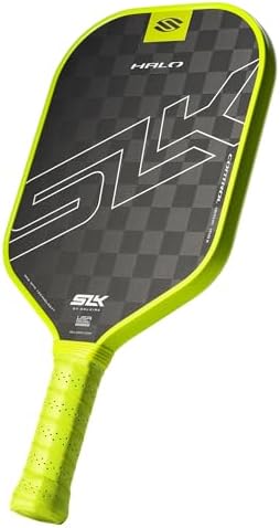 Selkirk Sport SLK Halo Raw Carbon Fiber Pickleball Paddle for Advanced Players | USA Designed | T700, 18k Ultraweave, A