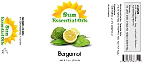 Sun Essential Oils - 4 oz Frankincense Essential Oil with Dropper for Diffuser and Aromatherapy Massage Sun Essential