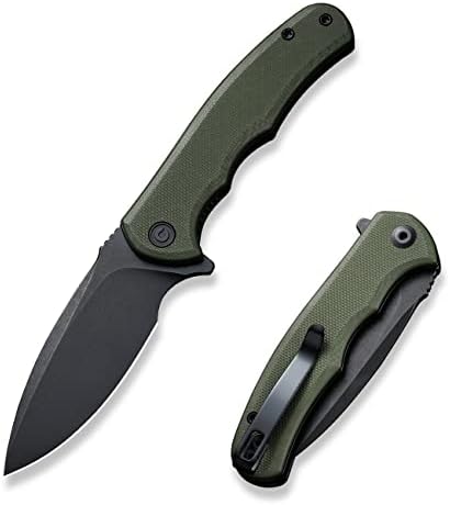 CIVIVI Mini Praxis Folding Pocket Knife C18026C-1, D2 Steel Blade G10 Handle Small EDC Knife for Men Women, Sharp Campin