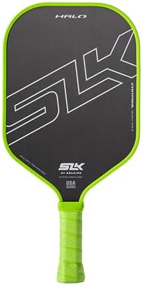 Selkirk Sport SLK Halo Raw Carbon Fiber Pickleball Paddle for Advanced Players | USA Designed | T700, 18k Ultraweave, A