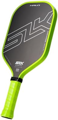 Selkirk Sport SLK Halo Raw Carbon Fiber Pickleball Paddle for Advanced Players | USA Designed | T700, 18k Ultraweave, A
