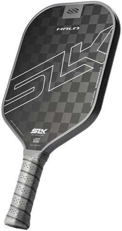 Selkirk Sport SLK Halo Raw Carbon Fiber Pickleball Paddle for Advanced Players | USA Designed | T700, 18k Ultraweave, A