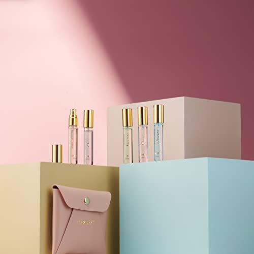 LOVERY Mini Perfumes for Women - Floral Fragrances Gift Set, Birthday Gifts for Women | LOVERY 5 Pack Women's Fragrance