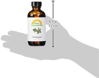 Sun Essential Oils - 4 oz Frankincense Essential Oil with Dropper for Diffuser and Aromatherapy Massage Sun Essential