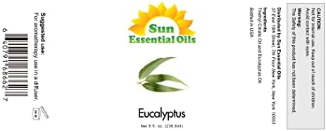 Sun Essential Oils - 4 oz Frankincense Essential Oil with Dropper for Diffuser and Aromatherapy Massage Sun Essential