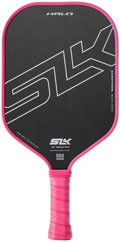 Selkirk Sport SLK Halo Raw Carbon Fiber Pickleball Paddle for Advanced Players | USA Designed | T700, 18k Ultraweave, A