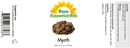 Sun Essential Oils - 4 oz Frankincense Essential Oil with Dropper for Diffuser and Aromatherapy Massage Sun Essential