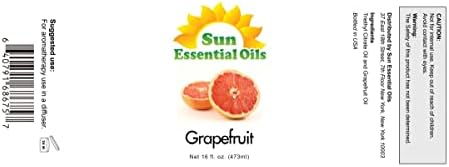 Sun Essential Oils - 4 oz Frankincense Essential Oil with Dropper for Diffuser and Aromatherapy Massage Sun Essential