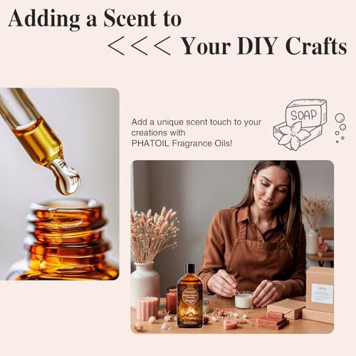 PHATOIL |38FL.OZ Coffee Fragrance Oils for Aromatherapy - Perfect for Diffuser and DIY Projects, Essential Oils for Home