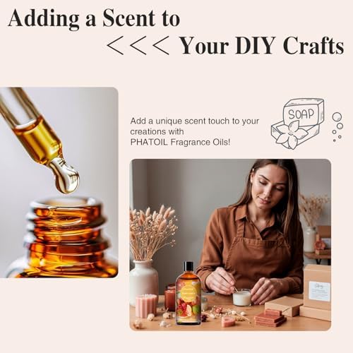 PHATOIL |38FL.OZ Coffee Fragrance Oils for Aromatherapy - Perfect for Diffuser and DIY Projects, Essential Oils for Home