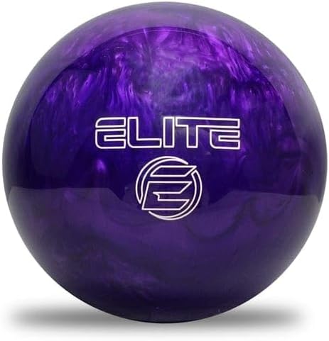 ELITE Star Polyester Bowling Ball - High Durability & Easy Grip - Best for Spare Shooting & League Games - Great for Beg