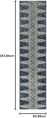 SAFAVIEH Evoke Collection Area Rug - Ivory & Gold, Non-Shedding & Easy Care, Ideal for High Traffic Areas in Living Room - Image 30