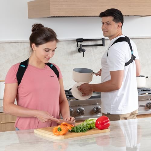 ComfyBrace Posture Corrector Back Brace - Fully Adjustable for Men and Women - Mid and Upper Spine Support - Neck, Shoul