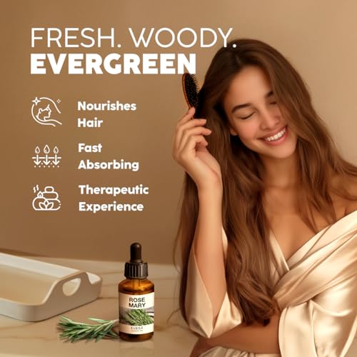 100% Pure Natural Rosemary Oil for Hair, Skin & More (4 Fl Oz)