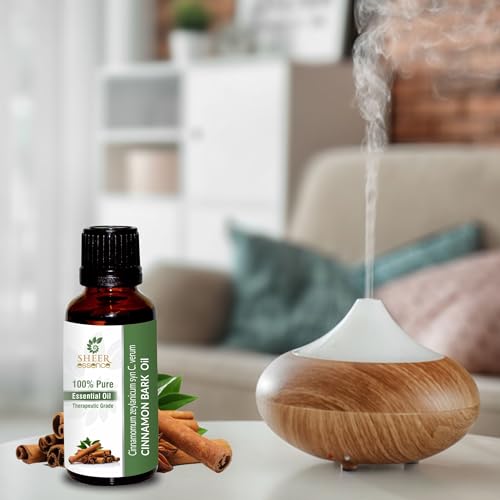 Pure Cinnamon Leaf Oil (Cinnamomum Zeylanicum) 100% Natural Therapeutic Grade 0.16 Fl.OZ